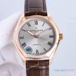 Swiss Replica Vacheron Constantin Fifty-Six Caliber 1326 Rose Gold with Gray Roman Dial